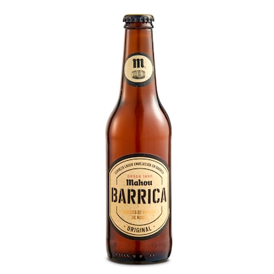 Cerveza Mahou Barrica botella 33 cl-0