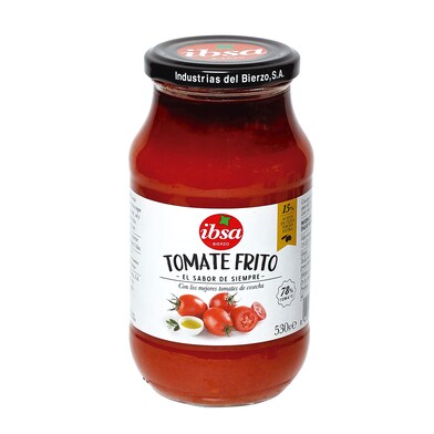 Tomate frito con aceite de oliva Ibsa frasco 530 g-0 Tomate frito con aceite de oliva Ibsa frasco 530 g-0