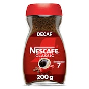 Café soluble descafeinado Nescafé frasco 200 g