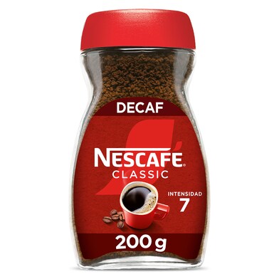 Café soluble descafeinado Nescafé frasco 200 g-0