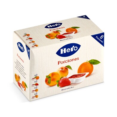 Surtido de confituras 8 unidades Hero caja 200 g-0