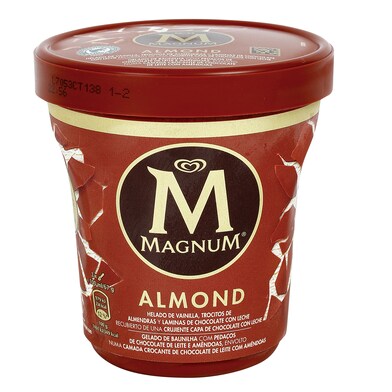 Helado chocolate/almendra Magnum tarrina 297 g-0