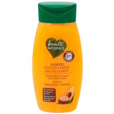 Champú aguacate y karité antiencrespamiento Bonté Naturals de Dia botella 250 ml-0