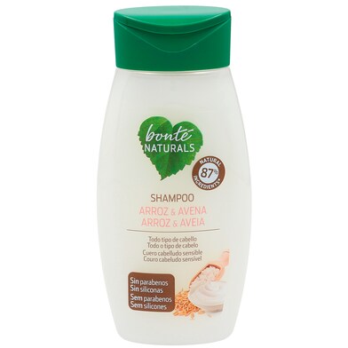 Champú arroz y avena delicado Bonté Naturals de Dia botella 250 ml-0