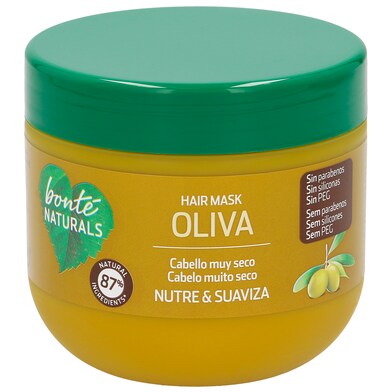 Mascarilla capilar oliva nutritiva Bonté Naturals de Dia frasco 300 ml-0 Mascarilla capilar oliva nutritiva Bonté Naturals de Dia frasco 300 ml-0