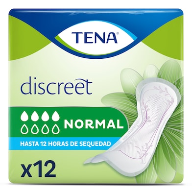 Compresas de incontinencia normal Tena bolsa 12 unidades-0