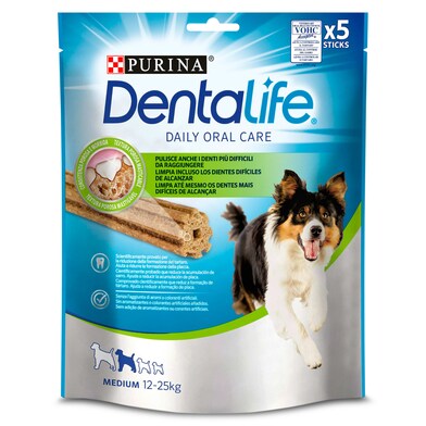 Snack para perros medianos dentalife Purina bolsa 115 g-0