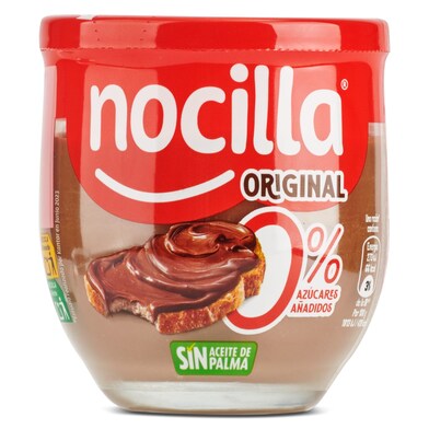 Crema de cacao con avellanas 0% azúcares añadidos Nocilla bote 180 g-0