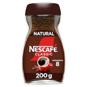Café soluble natural Nescafé frasco 200 g