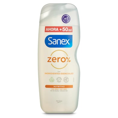 Gel de ducha piel seca Sanex botella 600 ml-0