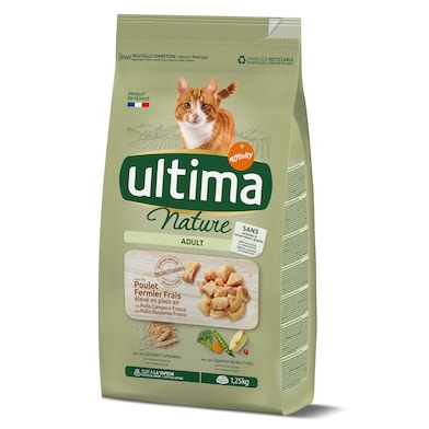 Alimento para gatos adultos con pollo Ultima bolsa 1.25 Kg-0