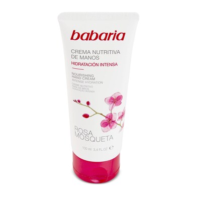 Crema de manos rosa mosqueta Babaria bote 100 ml-0