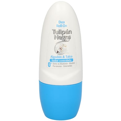 Desodorante roll-on algodón y talco Tulipán Negro bote 50 ml-0