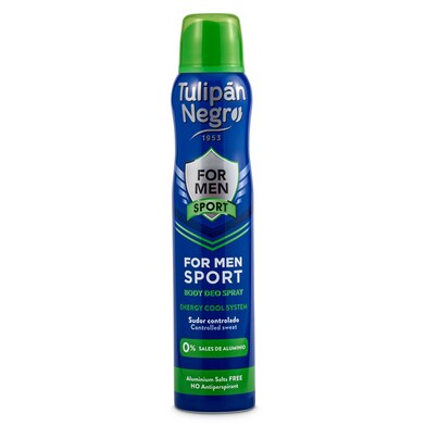 Desodorante sport Tulipán Negro spray 200 ml-0