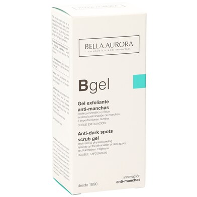Gel exfoliante antimanchas Bella Aurora botella 75 ml-0 Gel exfoliante antimanchas Bella Aurora botella 75 ml-0
