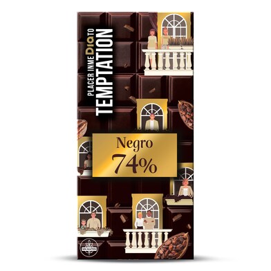 Chocolate negro 74% cacao Temptation de Dia 100 g-1