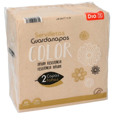 Servilletas color 2 capas 33x33 cm Dia bolsa 1 unidad-0 Servilletas color 2 capas 33x33 cm Dia bolsa 1 unidad-0