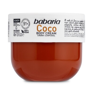 Crema corporal coco Babaria bote 400 ml-0