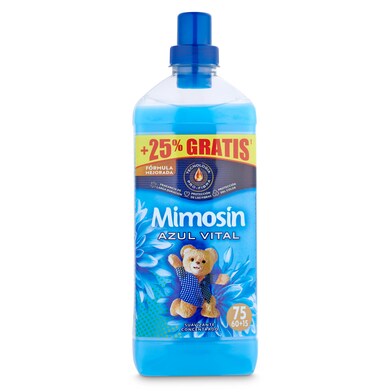 Suavizante concentrado azul vital Mimosin botella 75 lavados-0 Suavizante concentrado azul vital Mimosin botella 75 lavados-0