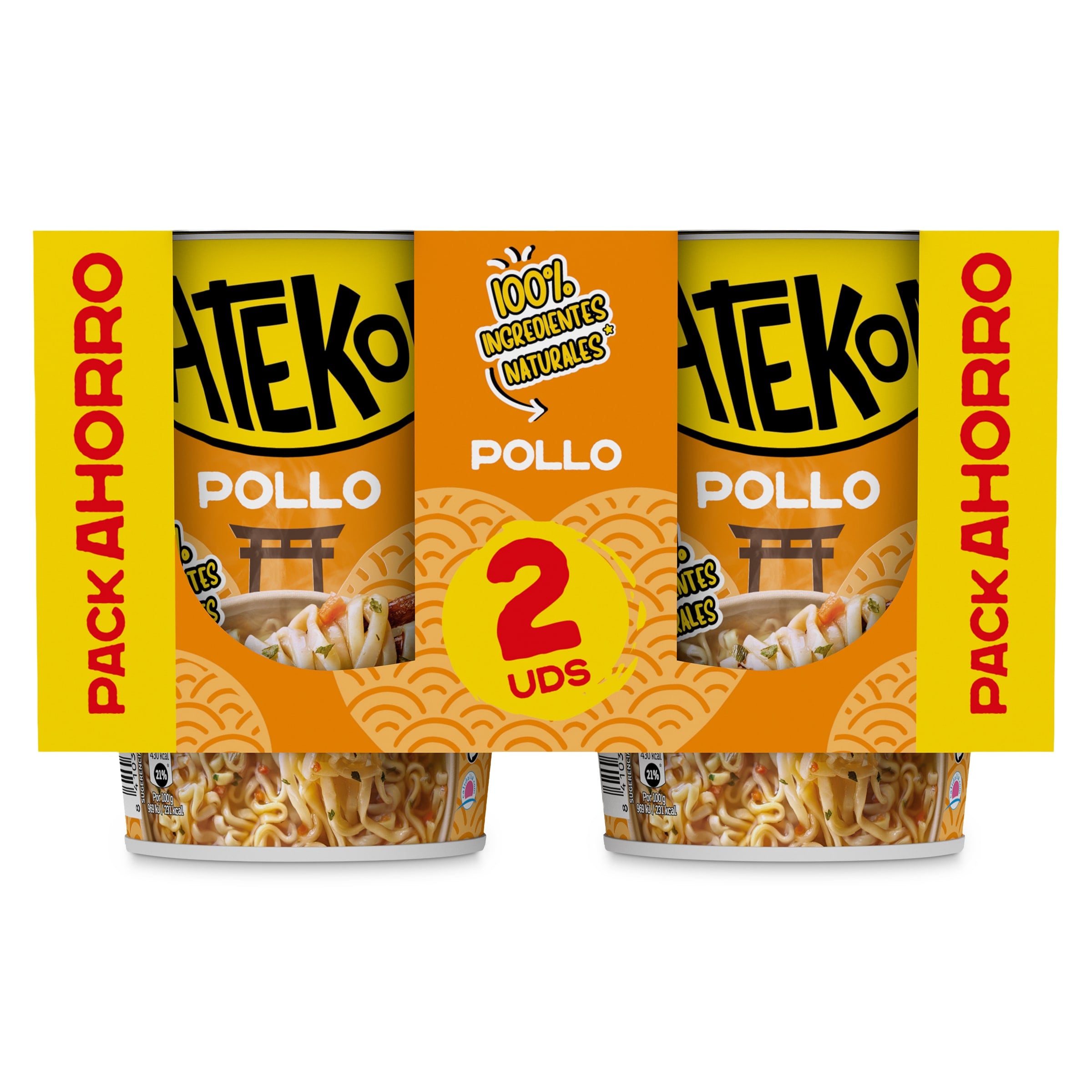 Noodles de pollo Gallina Blanca Yatekomo 2 x 60 g