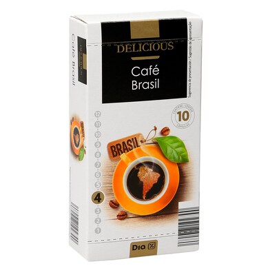 Café en cápsulas Brasil Dia Delicious caja 10 unidades-0 Café en cápsulas Brasil Dia Delicious caja 10 unidades-0