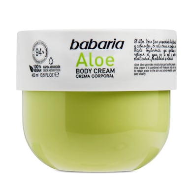 Crema corporal aloe Babaria bote 400 ml-0