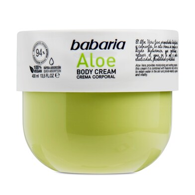 Crema corporal aloe Babaria bote 400 ml-0