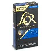 Café en cápsulas espresso ristretto descafeinado L'Or caja 10 unidades