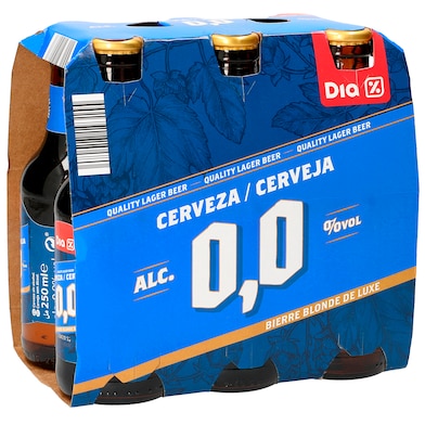 Cerveza 0,0% alcohol Dia botella 6 x 25 cl-0