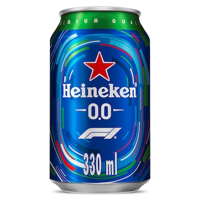 Cerveza 0,0% alcohol Heineken lata 33 cl-0