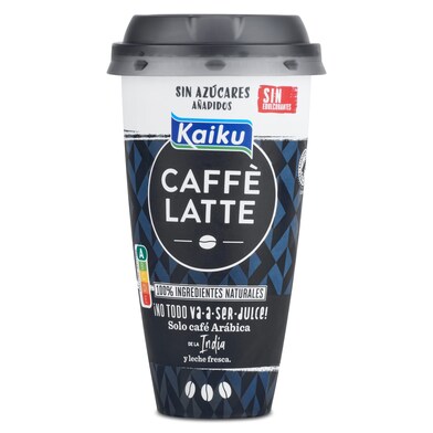 Café sin azúcares añadidos Kaiku vaso 230 ml-0 Café sin azúcares añadidos Kaiku vaso 230 ml-0