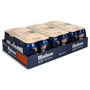 Cerveza tostada 0,0% alcohol Mahou pack 24 x 33 cl