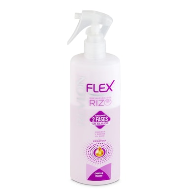 Acondicionador 2 fases rizos sin aclarado Flex spray 400 ml-0