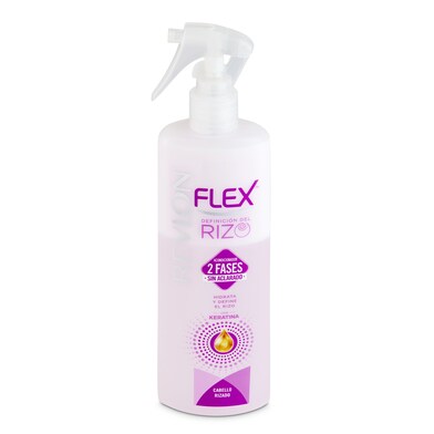 Acondicionador 2 fases rizos sin aclarado Flex spray 400 ml-0