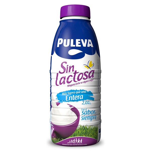 Leche Entera sin Lactosa Puleva Botella 1 Lt.