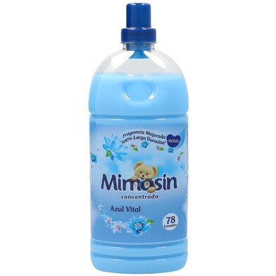Suavizante concentrado azul Mimosin botella 78 lavados-0 Suavizante concentrado azul Mimosin botella 78 lavados-0