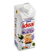 Leche evaporada sin lactosa Ideal brik 525 g