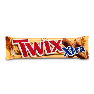 Barritas de chocolate y galleta rellena de caramelo Twix bolsa 75 g-0