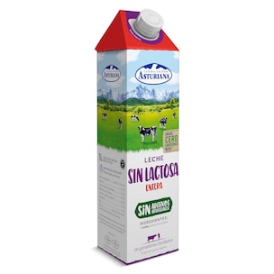 leche entera sin lactosa 1 l