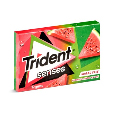 Chicles sabor sandía sin azúcar Trident caja 23 g-0 Chicles sabor sandía sin azúcar Trident caja 23 g-0