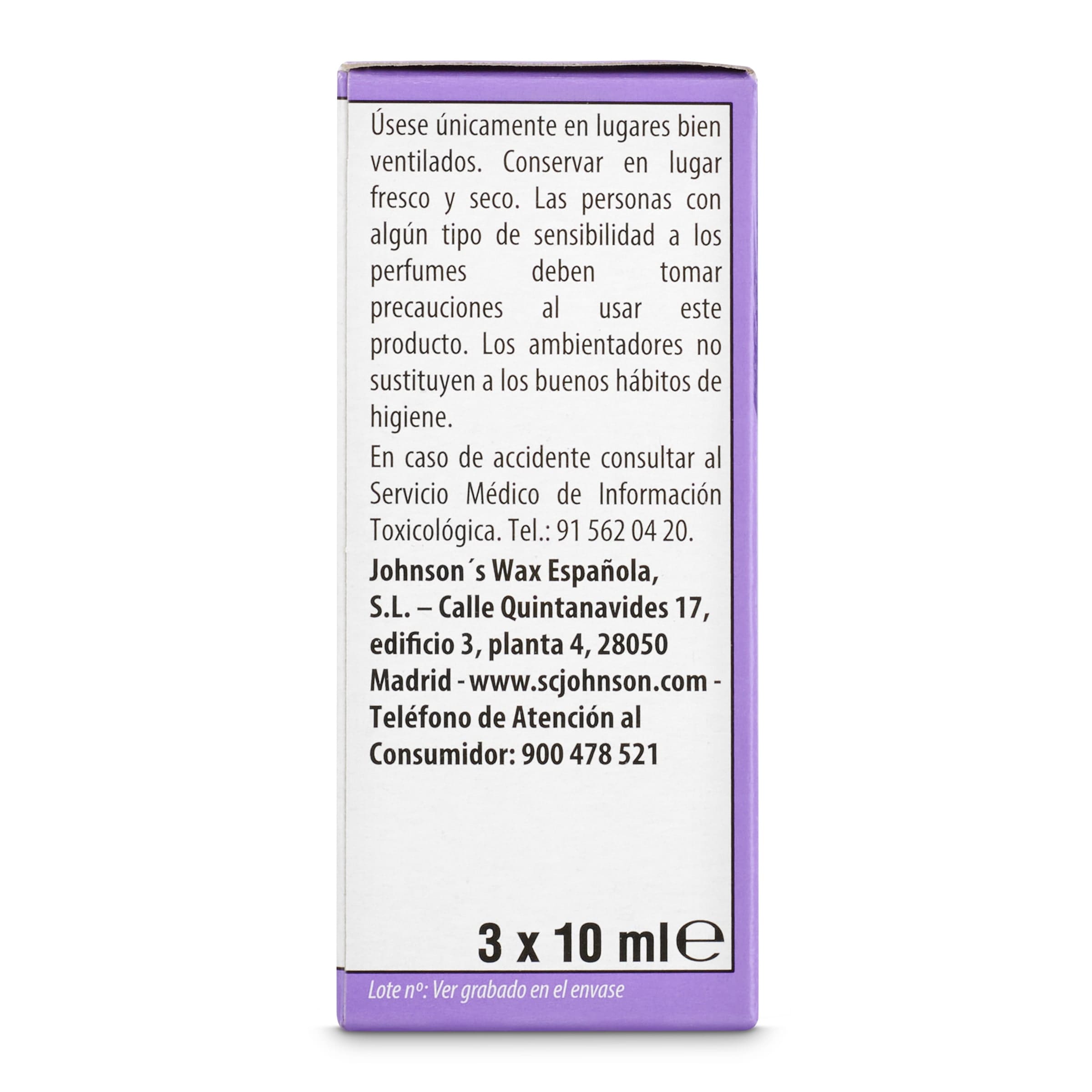 Ambientador lavanda recambio Glade 3 unidades