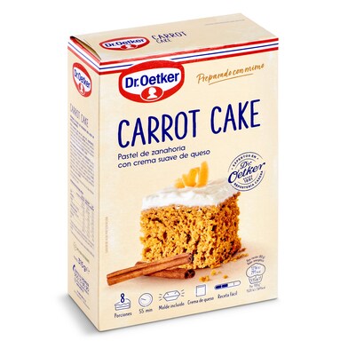 Preparado para pastel de zanahoria Dr. Oetker caja 350 g-0 Preparado para pastel de zanahoria Dr. Oetker caja 350 g-0