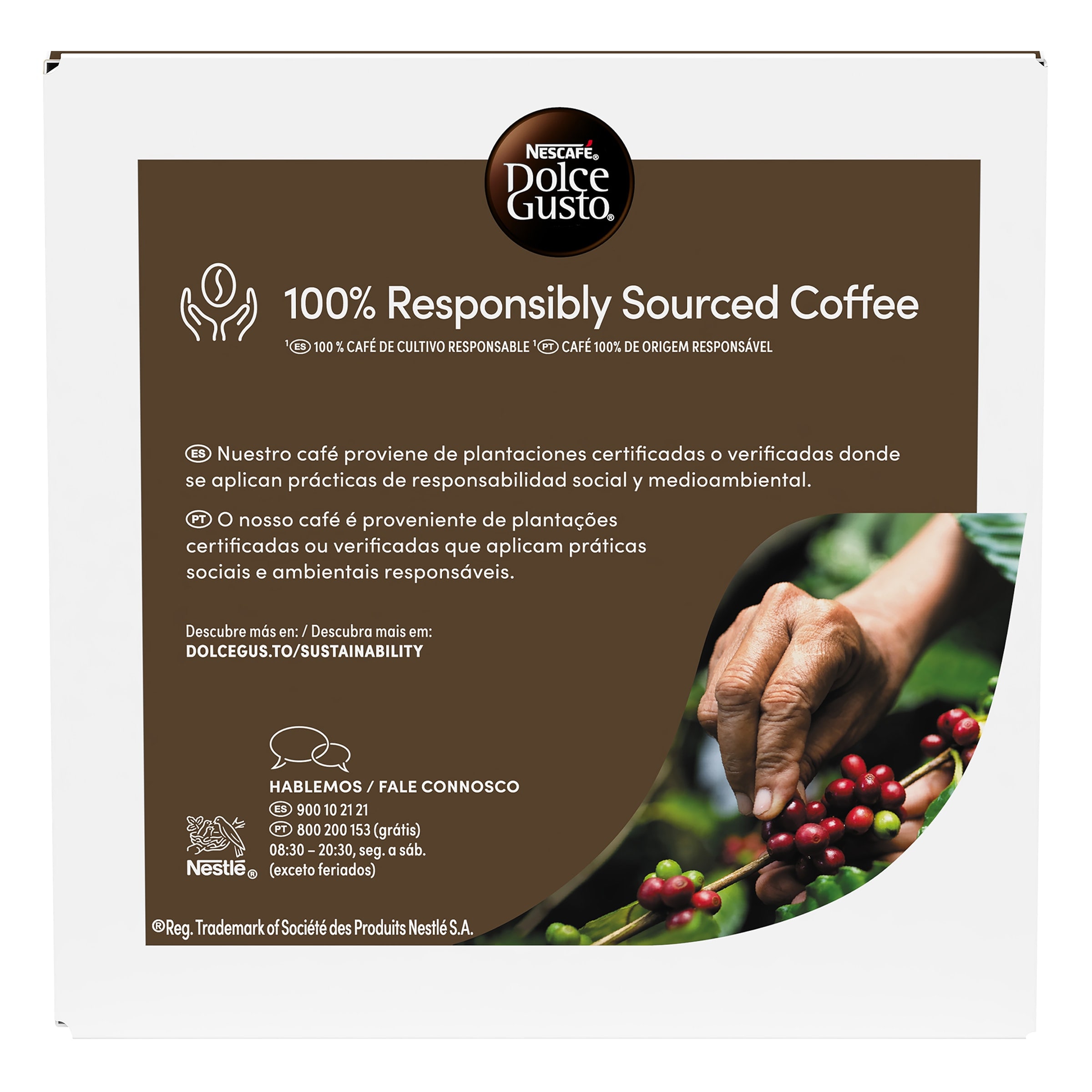 Cápsulas de café con leche intenso Dolce Gusto 16 unidades
