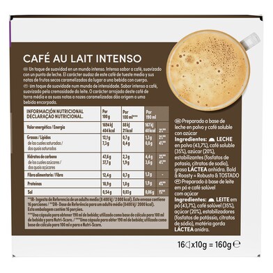 Café con leche en cápsulas intenso Nescafé Dolce Gusto caja 16 unidades-1