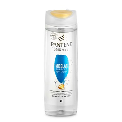 Champú micelar purifica y revitaliza Pantene botella 360 ml-0