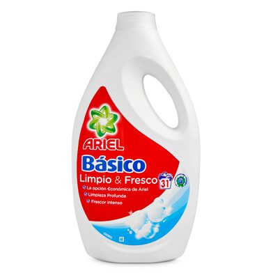 Detergente máquina líquido básico Ariel botella 31 lavados-0