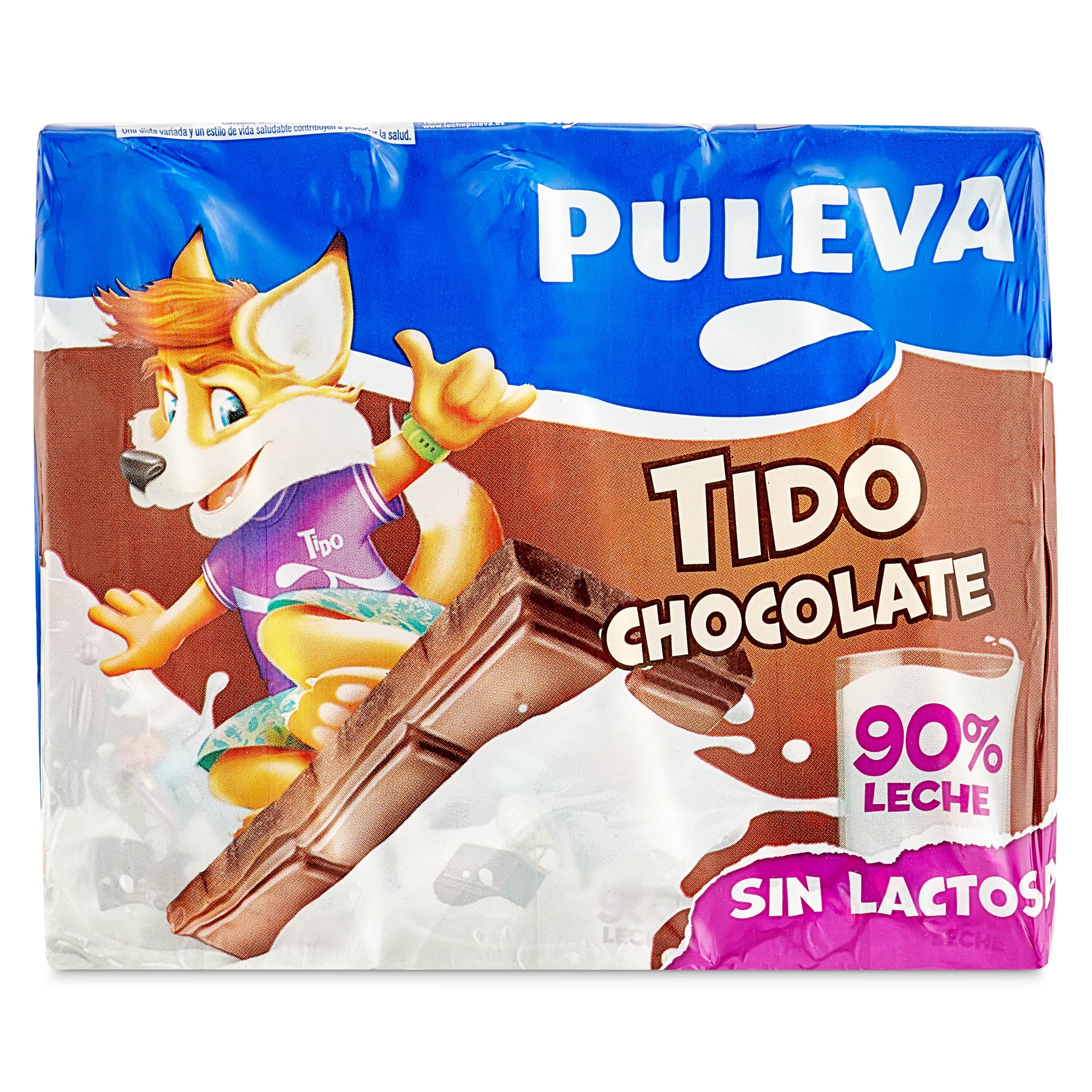 Batido de chocolate sin lactosa Puleva 6 x 200 ml