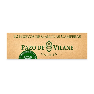Huevos camperos Pazo de Vilane caja 12 unidades-0