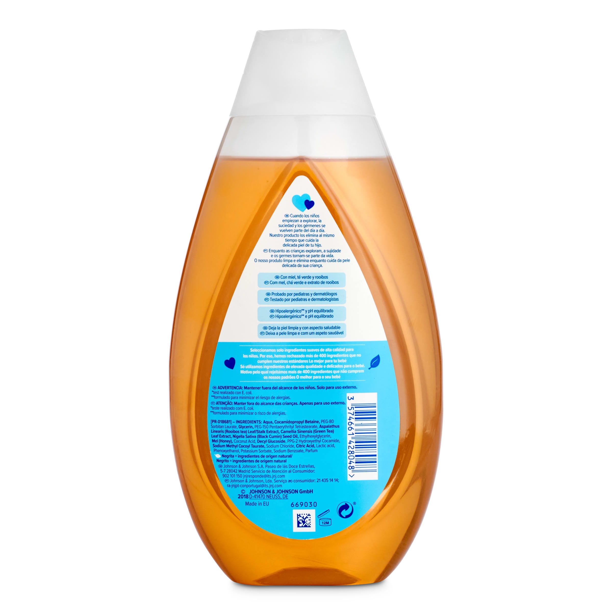 Gel de baño pure protect Johnson's baby 500 ml