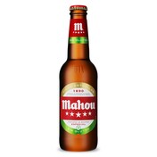 Cerveza sin gluten Mahou 5 Estrellas botella 33 cl